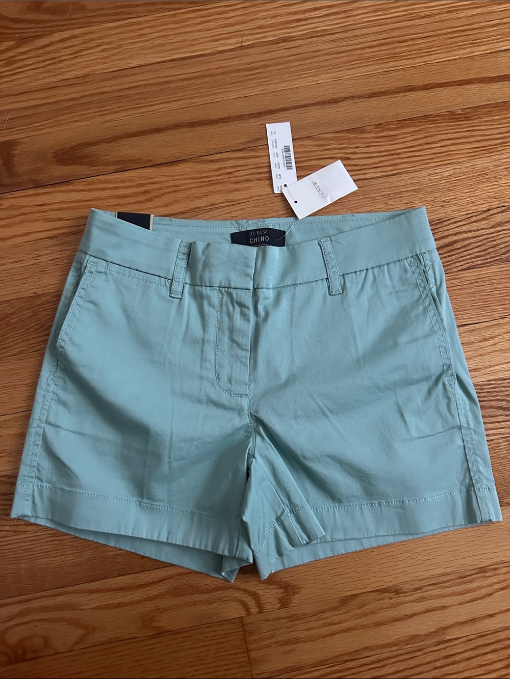 J. Crew Mint Green Women's Cotton Bermuda Shorts